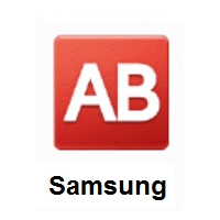 AB Button (Blood Type) on Samsung
