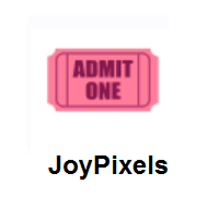 Admission Tickets on JoyPixels