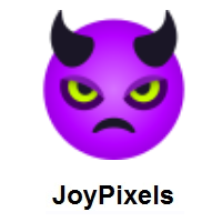 Angry Face With Horns on JoyPixels
