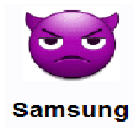 Angry Face With Horns on Samsung