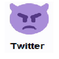 Angry Face With Horns on Twitter Twemoji