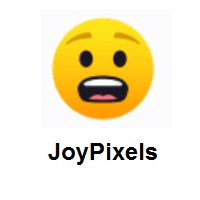 Anguished Face on JoyPixels