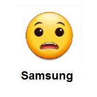 Anguished Face on Samsung