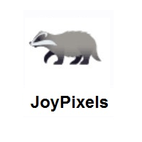 Badger on JoyPixels