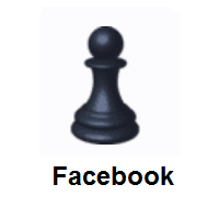 Black Chess Pawn on Facebook
