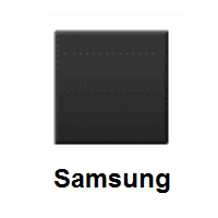 Black Large Square on Samsung