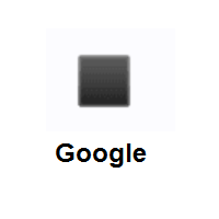 Black Medium-Small Square on Google Android