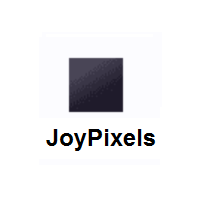 Black Small Square on JoyPixels