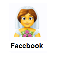 Bride with Veil on Facebook