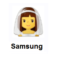 Bride with Veil on Samsung