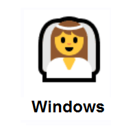 Bride with Veil on Microsoft Windows
