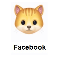 Cat Face on Facebook