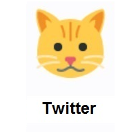 Cat Face on Twitter Twemoji