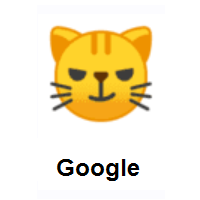 Cat Face With Wry Smile on Google Android
