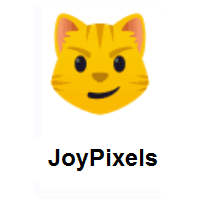 Cat Face With Wry Smile on JoyPixels
