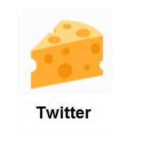 Cheese Wedge on Twitter Twemoji