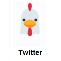 Chicken on Twitter Twemoji