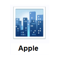 Cityscape on Apple iOS