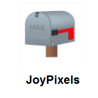 Closed Mailbox With Lowered Flag on JoyPixels