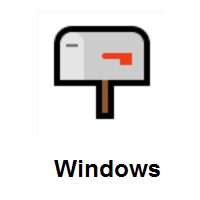 Closed Mailbox With Lowered Flag on Microsoft Windows