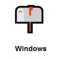 Closed Mailbox With Raised Flag on Microsoft Windows