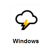 Cloud With Lightning on Microsoft Windows