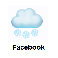 Cloud With Snow on Facebook