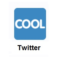 COOL Button on Twitter Twemoji
