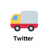 Delivery Truck on Twitter Twemoji