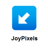 Down-Left Arrow on JoyPixels