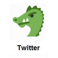 Dragon Face on Twitter Twemoji