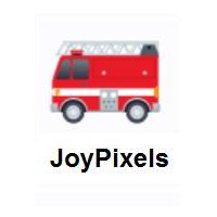 Fire Engine on JoyPixels