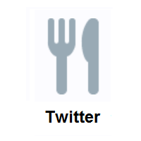 Fork And Knife on Twitter Twemoji