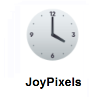 Four O’clock on JoyPixels