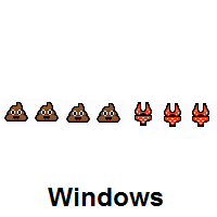 Four Times Pile of Poo and Three Times Bikini on Microsoft Windows