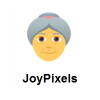 Grandmother on JoyPixels
