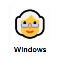 Old Woman on Microsoft Windows