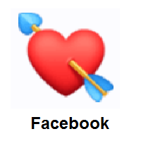 Heart with Arrow on Facebook