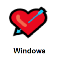 Heart with Arrow on Microsoft Windows