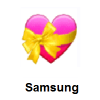 Heart with Ribbon on Samsung