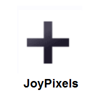 Plus Sign on JoyPixels