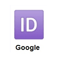 ID Button on Google Android