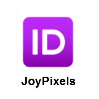 ID Button on JoyPixels