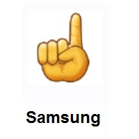 Index Pointing Up on Samsung