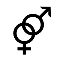 Interlocked Female And Male Sign
