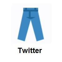 Jeans on Twitter Twemoji