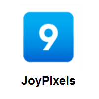 Keycap: Digit Nine on JoyPixels