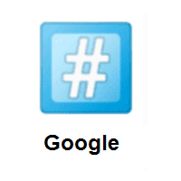 Number Sign: # Hashtag on Google Android