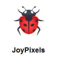 Coccinellidae: Ladybug on JoyPixels