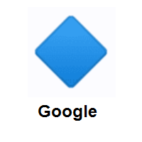 Large Blue Diamond on Google Android